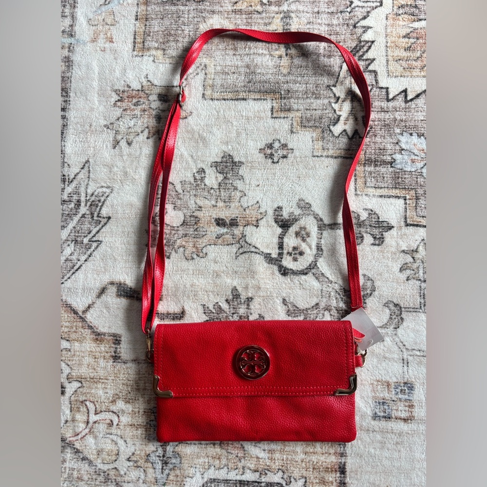 Elegant Red Crossbody Bag